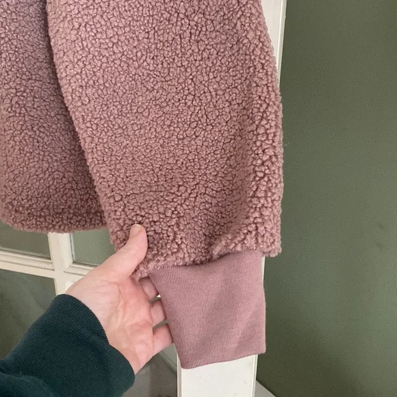 Ultra Comfy C&C California Half Zip Jacket, Mauve, Large - Picture 4 of 13